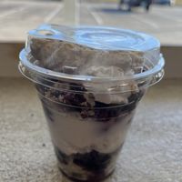 Blueberry parfait  #Veganuary at Troy's Fresh Kitchen Express in Derry