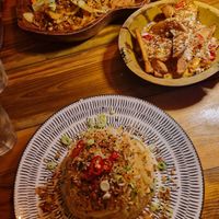 Nasi goreng, massaman wedges, pad thai at Mundo Street Food in Ibiza