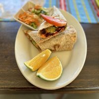 Vegan Burrito  at El Fogon Del Cayo in San Ignacio