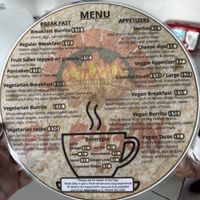 Menu  at El Fogon Del Cayo in San Ignacio