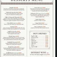 Desserts including vegan lemon cake and tart at Fratello's in Swindon