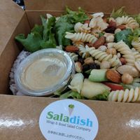 rice is hidden under the vegies at SalaDish - Kayabacho in Tokyo