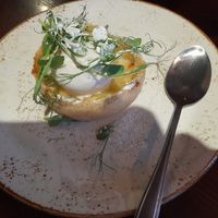 Vegan apple tart and coconut ice cream (June 2024) at Smiths Arms in Harrogate