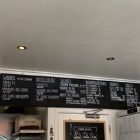 Vegans and vegetarians options in the menu   at ELA  in Chamonix-mont-blanc