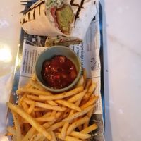 Falafel wrap at Simge Gourmet Kitchen in Antalya