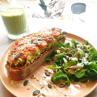 Avo Brot 😋 at Vegan Vibes in Berlin