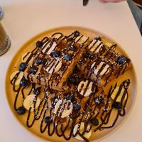 Waffles at Vegan Vibes in Berlin