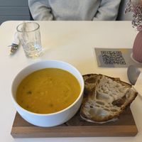 Soup of the day   at Vegan Vibes in Berlin