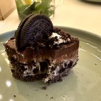 Oreo-Torte (angebissen 😅)  at Vegan Vibes in Berlin