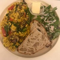 Best scrambled tofu! at Vegan Vibes in Berlin