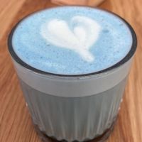 Blue chai 💙  at Vegan Vibes in Berlin