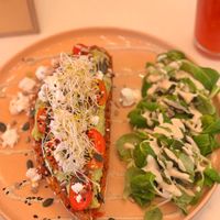 Avocado bread   at Vegan Vibes in Berlin