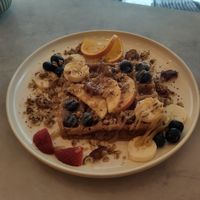 Waffles at Vegan Vibes in Berlin