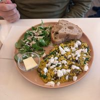Scrambled eggs at Vegan Vibes in Berlin