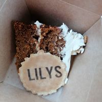Carrot cake to go! at Lily's in Skelmersdale