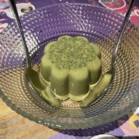Flan de té verde   at Oishii Ramen  in Barcelona