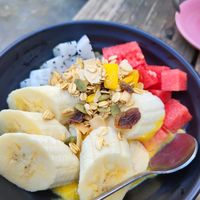 Veganized granola bowl at THE MIST in Sapa