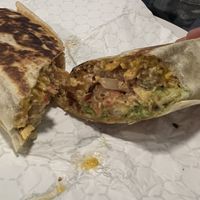 Breakfast burrito 😍  at The Moody Vegan in Los Angeles