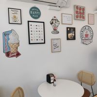 Charming wall at The Moody Vegan in Los Angeles