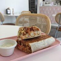 Breakfast Burrito at The Moody Vegan in Los Angeles