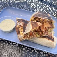 B fast burrito   at The Moody Vegan in Los Angeles