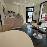 Small store with 4 tables  at The Moody Vegan in Los Angeles
