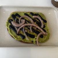 Avocado toast. The balsamic on this was fantastic.  at The Moody Vegan in Los Angeles