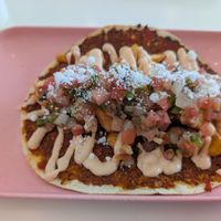 Lahmajune Taco at The Moody Vegan in Los Angeles