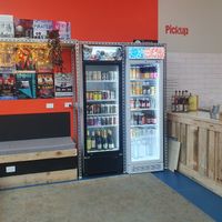 Craft beers and soft drinks at Tony's Pizza in Palmerston North