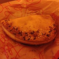 Veggie pita at Ana Pan in Bucharest