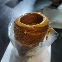 Peanut Butter Trdelnik at Trdelnik Prague Napoli in Casoria
