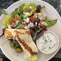 Open Halloumi Flatbread   at The Cowshed Dorset in Poole