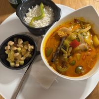 Red curry  at Garden Carvoeiro in Lagoa