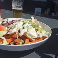 The vegan kapsalon. at Zee en Zo in Petten