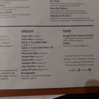 Menu at Silka - Borough Market in South East London