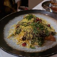 Samosa papdi chaat at Silka - Borough Market in South East London