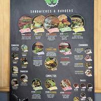 Main menu  at Vegan Bike Food in Temuco