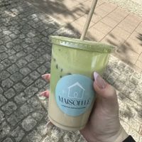 Matcha Latte with Oatmilk  at Maison Le in Magdeburg