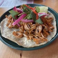 Jackfruit taco  at La Condesa in Wellington