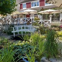 Gartenterrasse at Höpker Café Confiserie in Friedrichshafen