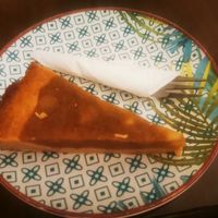 Apple cake at Vasmacska KávéZoo in Budapest