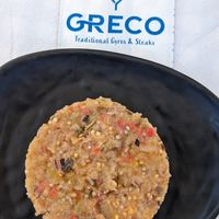 Eggplant salad at Greco Paros in Paros