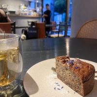 Dense and filling banana bread    at Vaji Spice in Tokyo