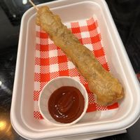 Pluto pup  at Suzy Spoon's Vegetarian Butcher in Marrickville