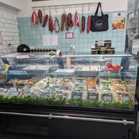 Inside at Suzy Spoon's Vegetarian Butcher in Marrickville