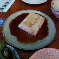 Homemade peanut tofu at Izakaya Nozomi in Luzern