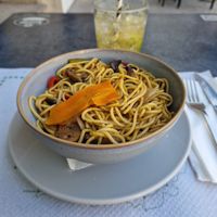 Vegetarische Nudeln at O Encontro Gastrobar in Pontevedra