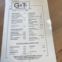 Vegan options😄 at G&T's Cafe & Kitchen  in Ingleton