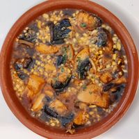 Mushroom pil pil at La Gamba Torrenueva in Malaga