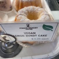 Vegan Bundt cake  at Collegetown Bagels - State St in Ithaca